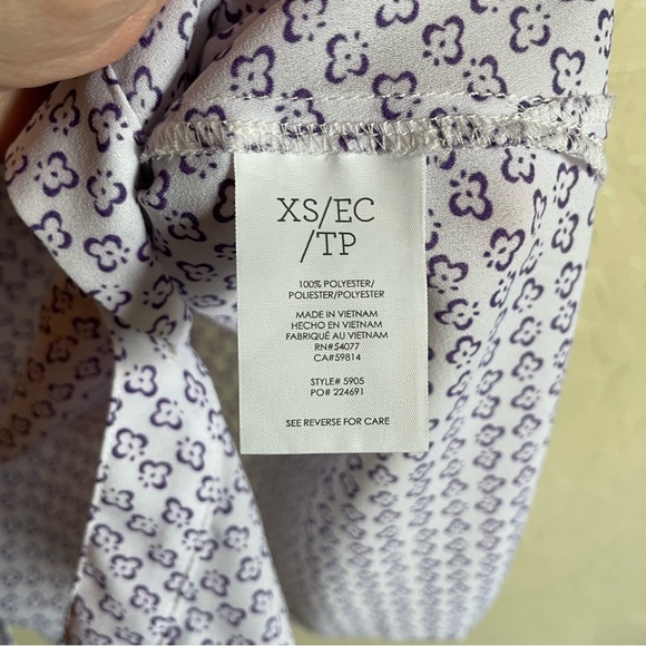 Cabi Priscilla Top Purple XS - Picture 8 of 8